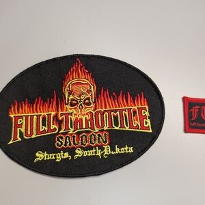 Full Throttle Saloon Embroidered Patch Set